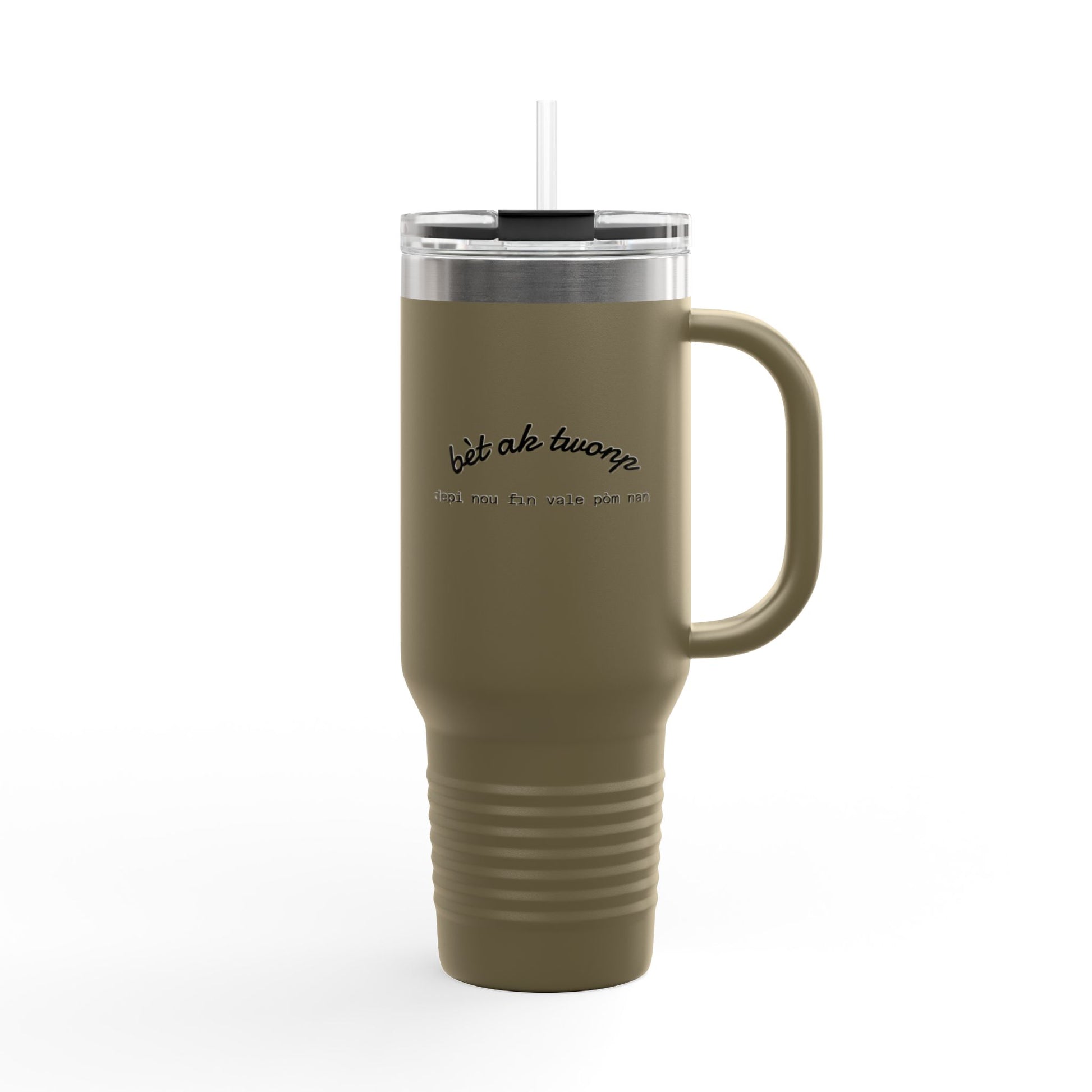 Bèt ak Twonp Insulated Travel Mug | 40oz