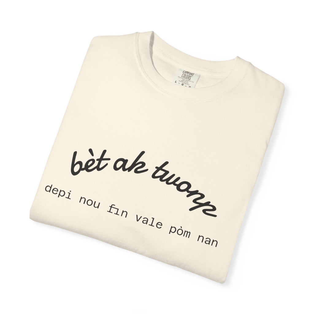 Bèt ak Twonp Funny Haitian Tee