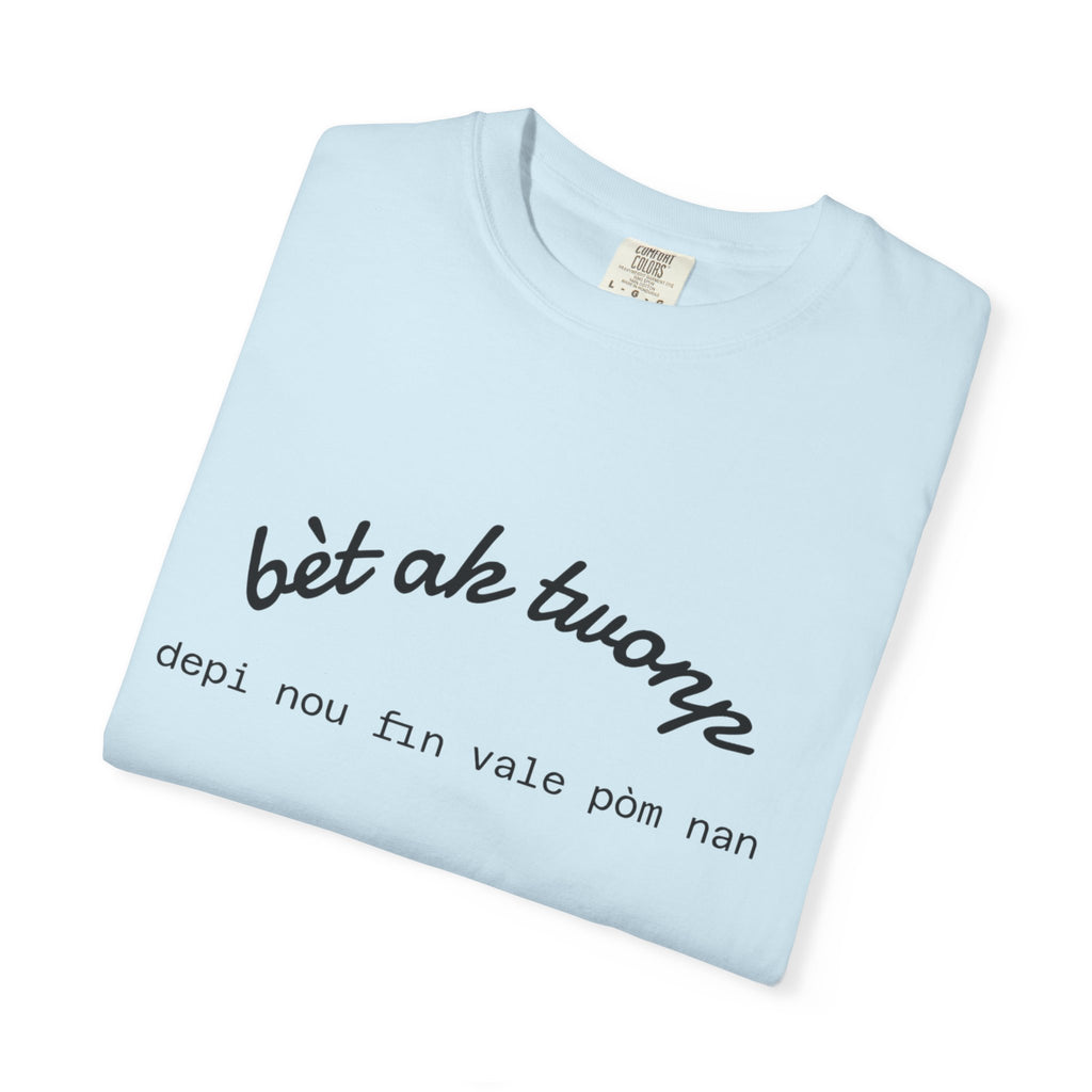 Bèt ak Twonp Funny Haitian Tee