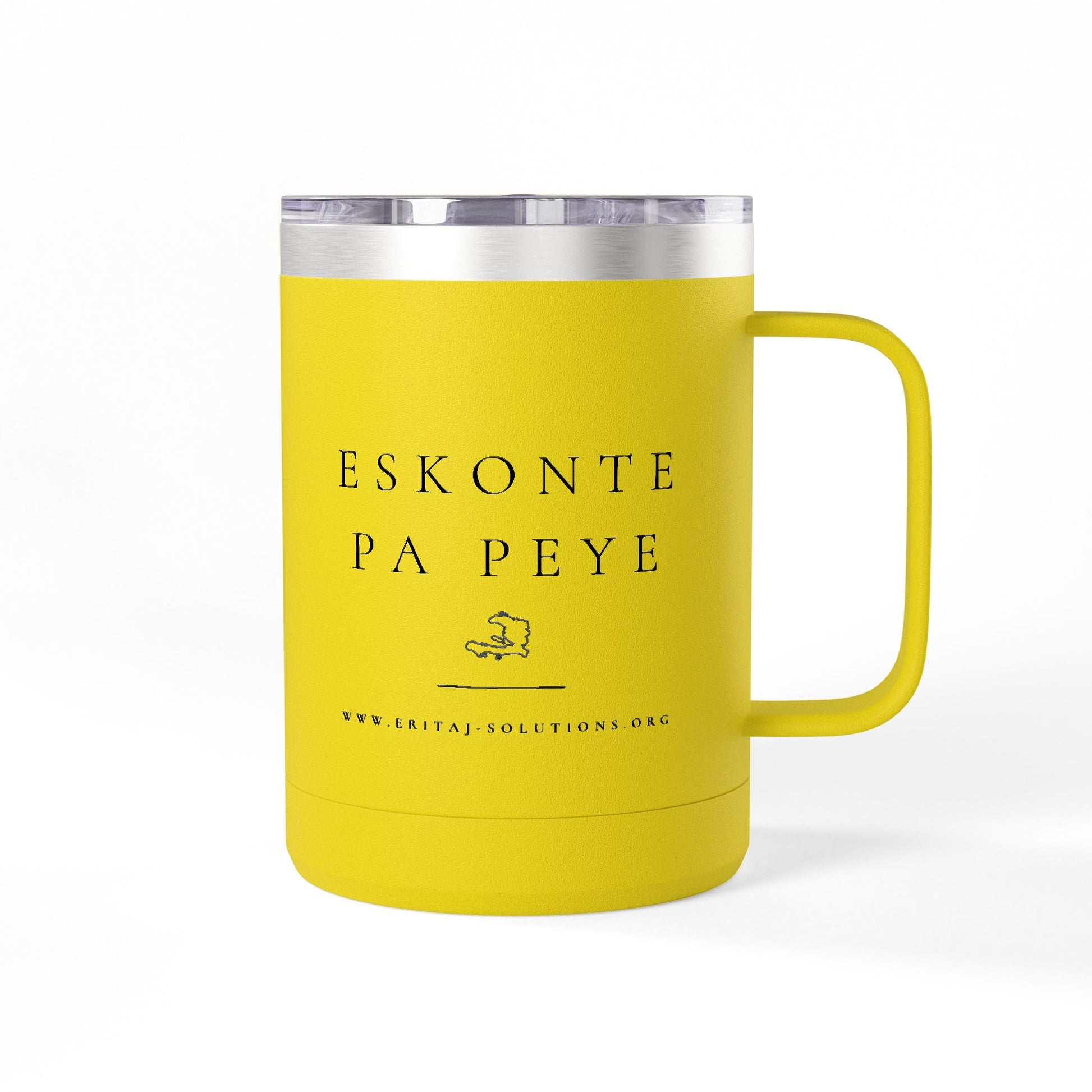 Eskonte pa Peye Coffee Mug, Motivational Tumbler, Gift for Coffee Lovers, Unique Drinkware for Home, Office, Birthday Present