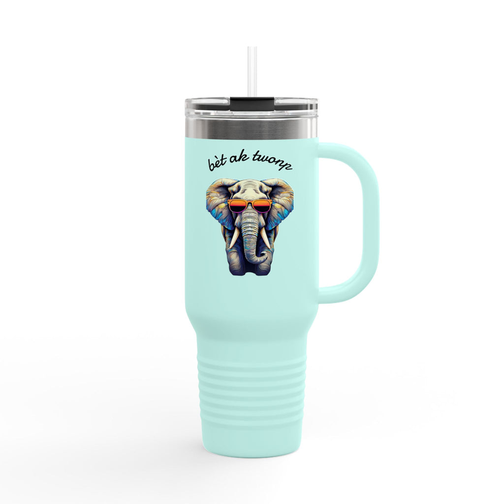 Bèt ak Twonp Travel Mug -  40oz Insulated
