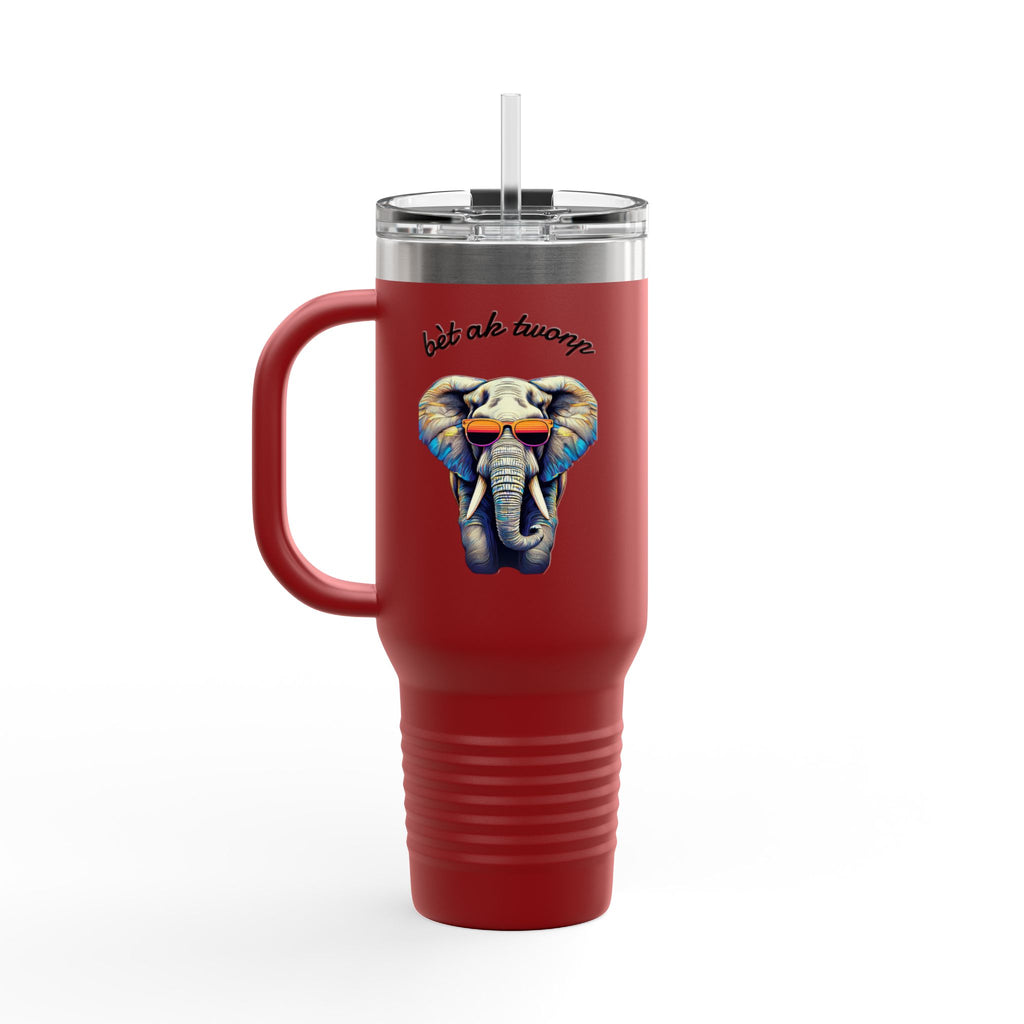 Bèt ak Twonp Travel Mug -  40oz Insulated