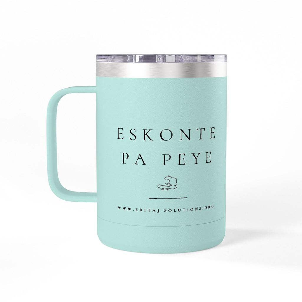 Eskonte pa Peye Coffee Mug, Motivational Tumbler, Gift for Coffee Lovers, Unique Drinkware for Home, Office, Birthday Present