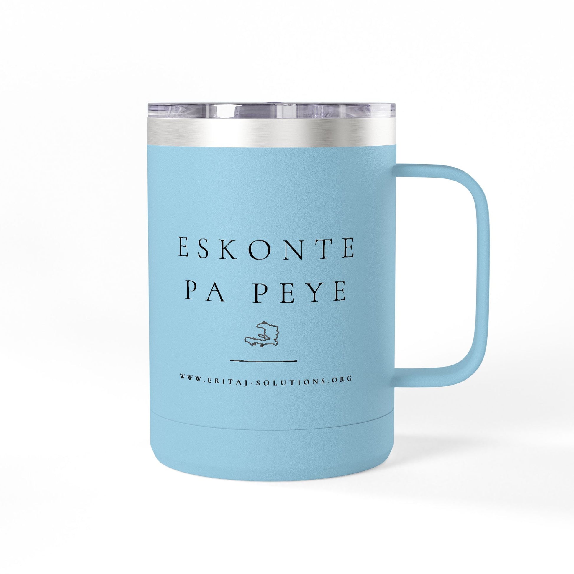 Eskonte pa Peye Coffee Mug, Motivational Tumbler, Gift for Coffee Lovers, Unique Drinkware for Home, Office, Birthday Present