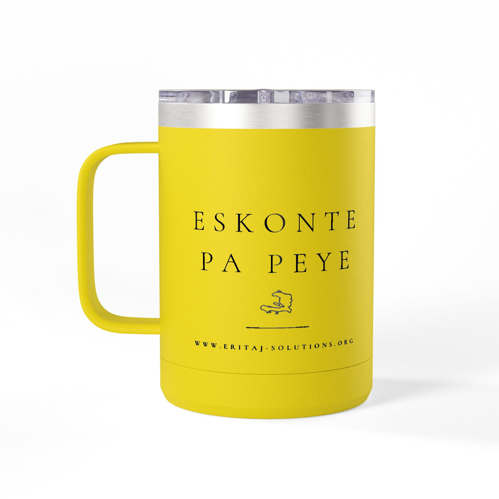 Eskonte pa Peye Coffee Mug, Motivational Tumbler, Gift for Coffee Lovers, Unique Drinkware for Home, Office, Birthday Present
