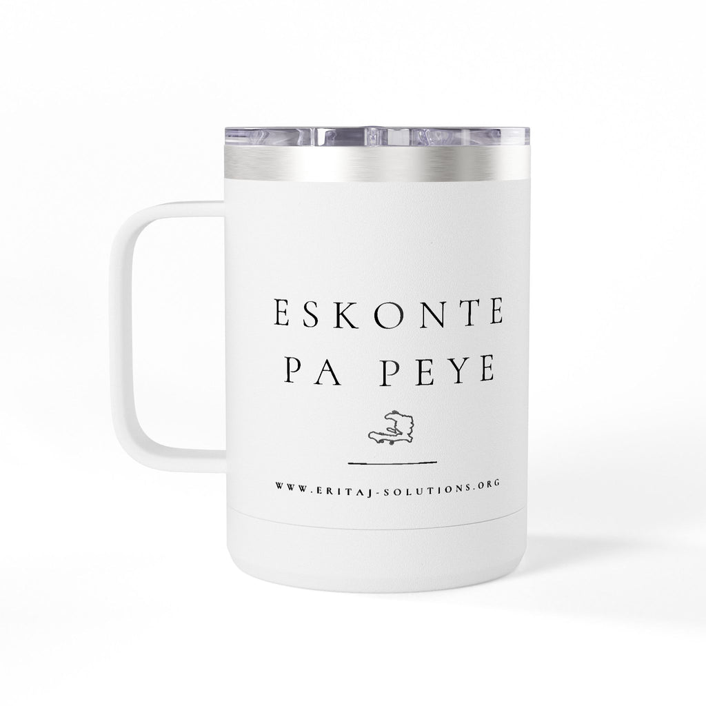Eskonte pa Peye Coffee Mug, Motivational Tumbler, Gift for Coffee Lovers, Unique Drinkware for Home, Office, Birthday Present