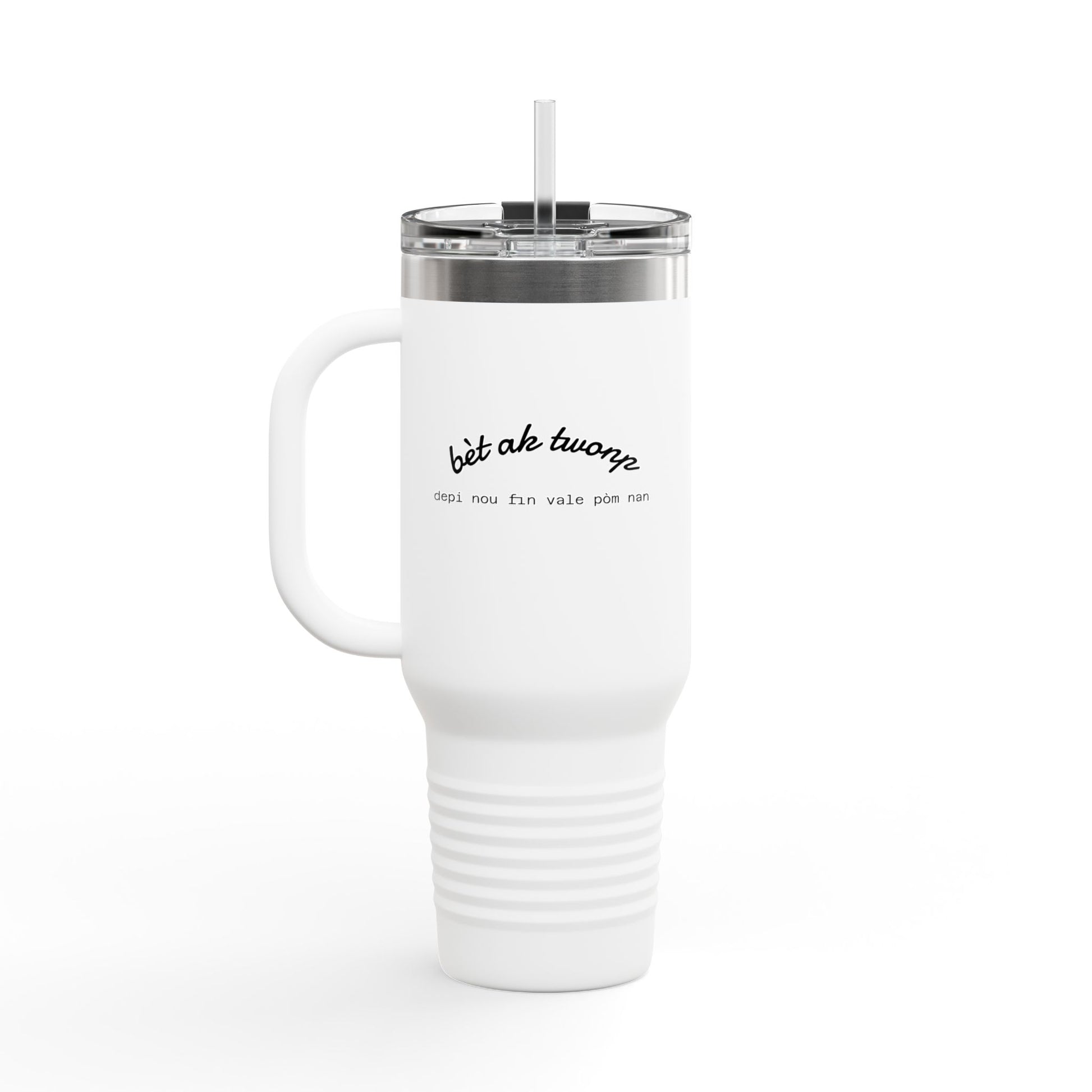 Bèt ak Twonp Insulated Travel Mug | 40oz