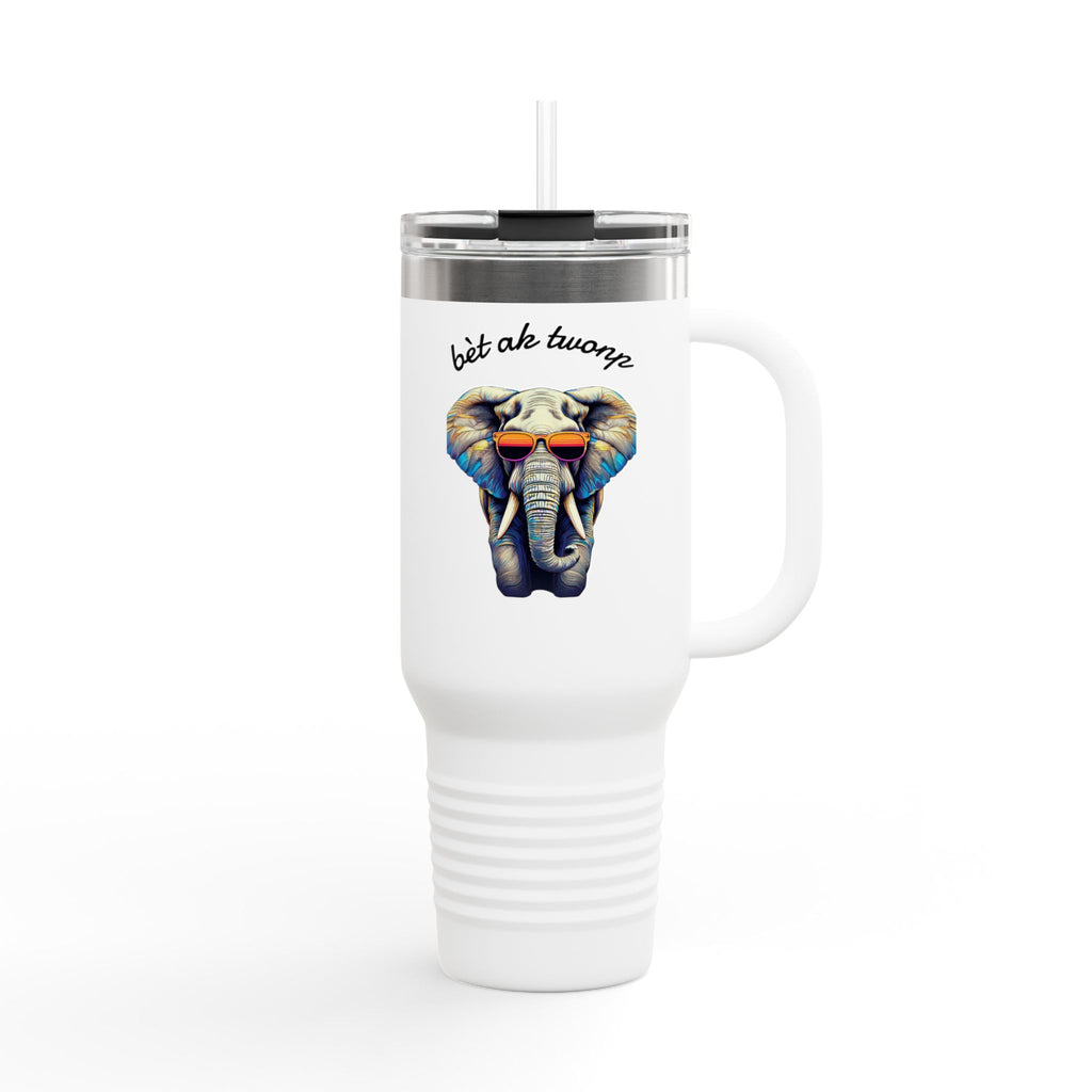 Bèt ak Twonp Travel Mug -  40oz Insulated
