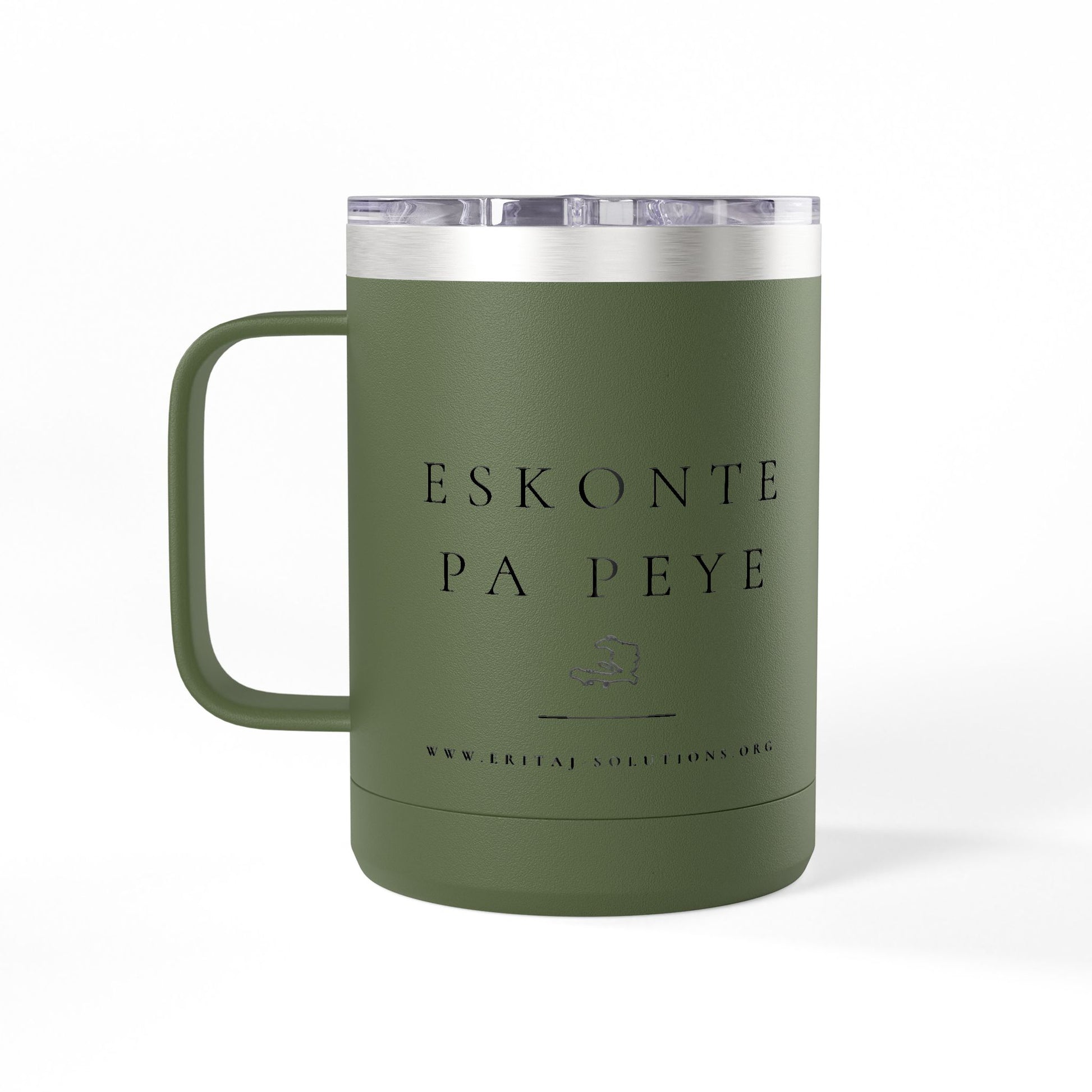 Eskonte pa Peye Coffee Mug, Motivational Tumbler, Gift for Coffee Lovers, Unique Drinkware for Home, Office, Birthday Present