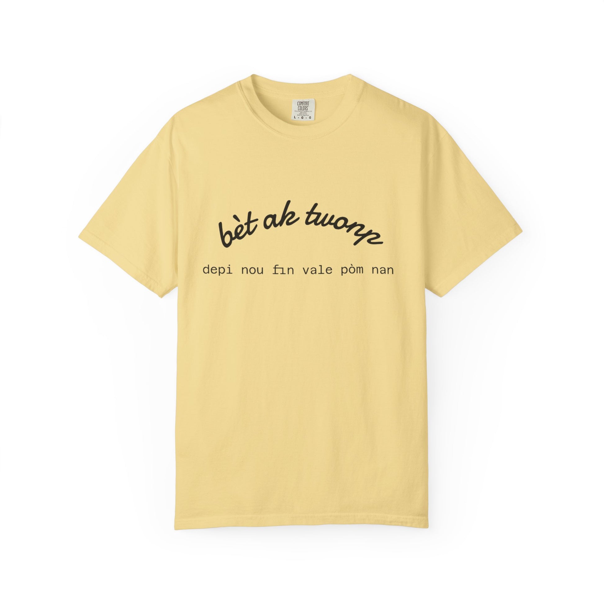 Bèt ak Twonp Funny Haitian Tee