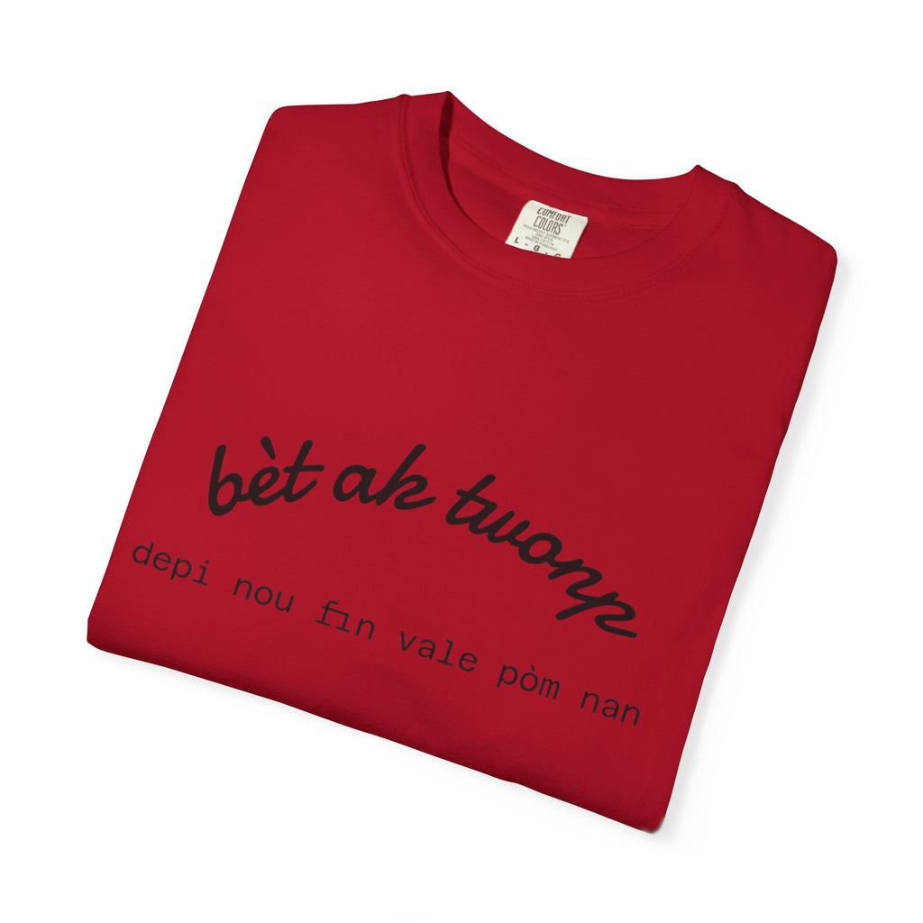 Bèt ak Twonp Funny Haitian Tee
