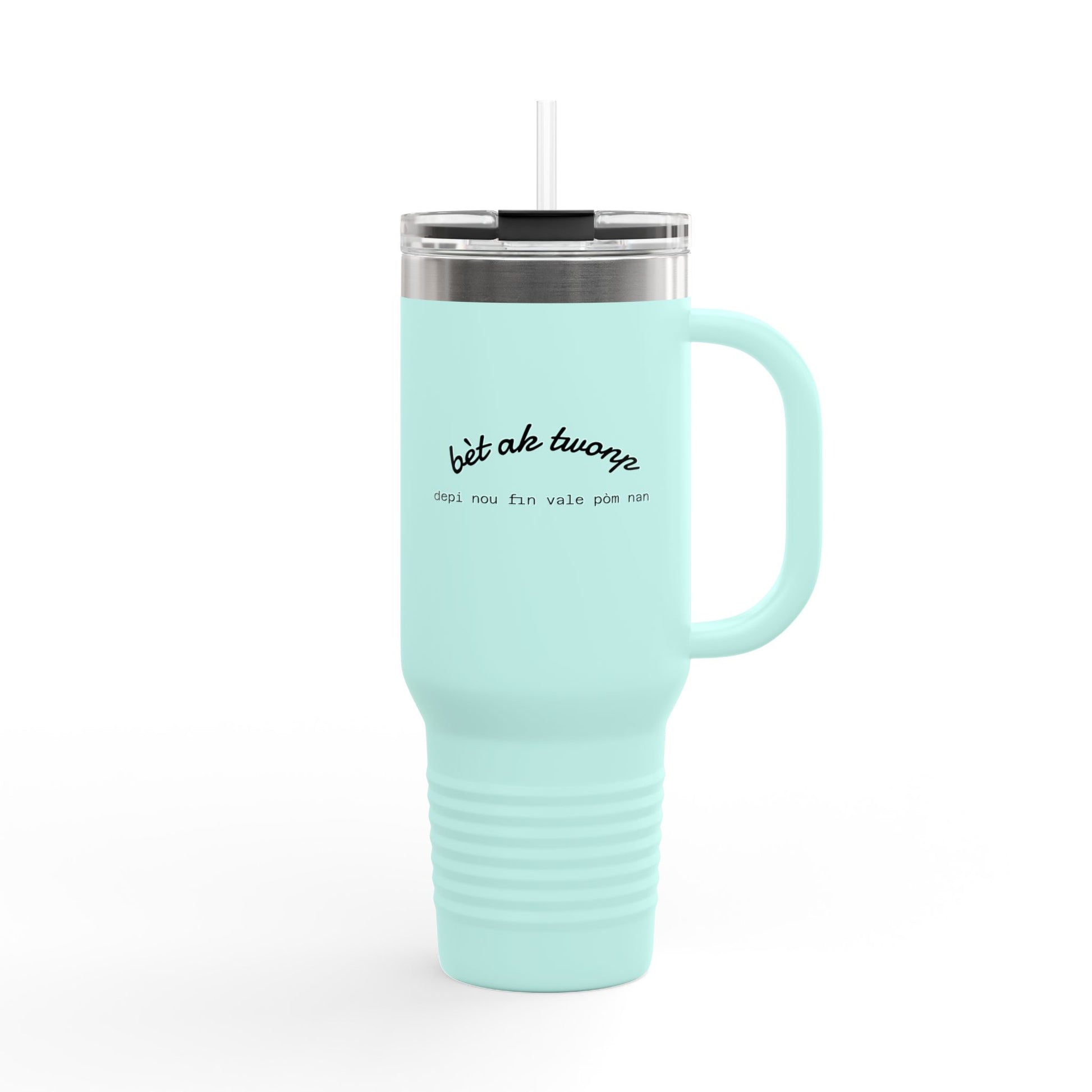 Bèt ak Twonp Insulated Travel Mug | 40oz
