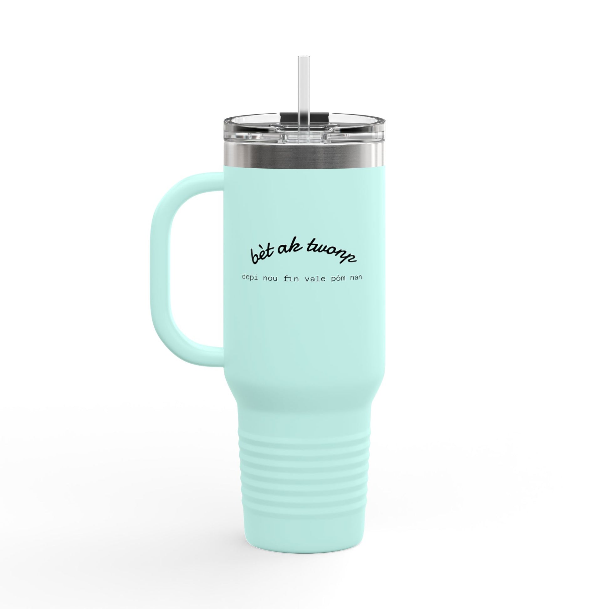 Bèt ak Twonp Insulated Travel Mug | 40oz