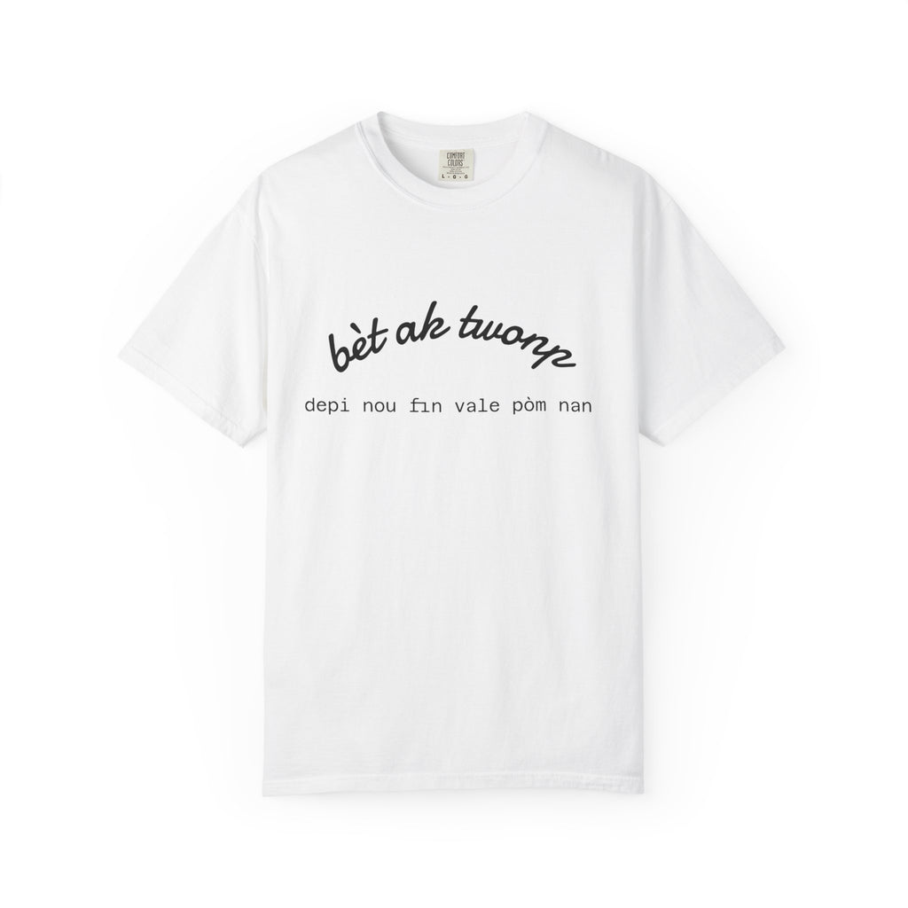 Bèt ak Twonp Funny Haitian Tee