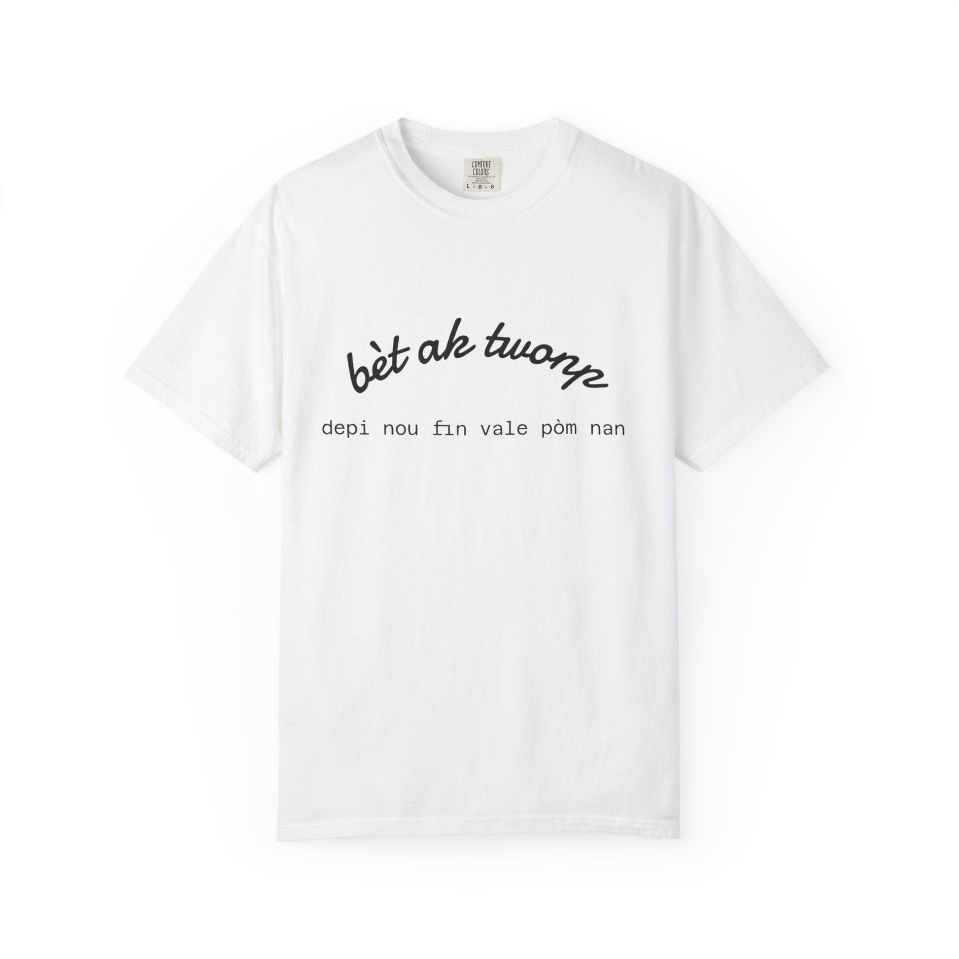 Bèt ak Twonp Funny Haitian Tee