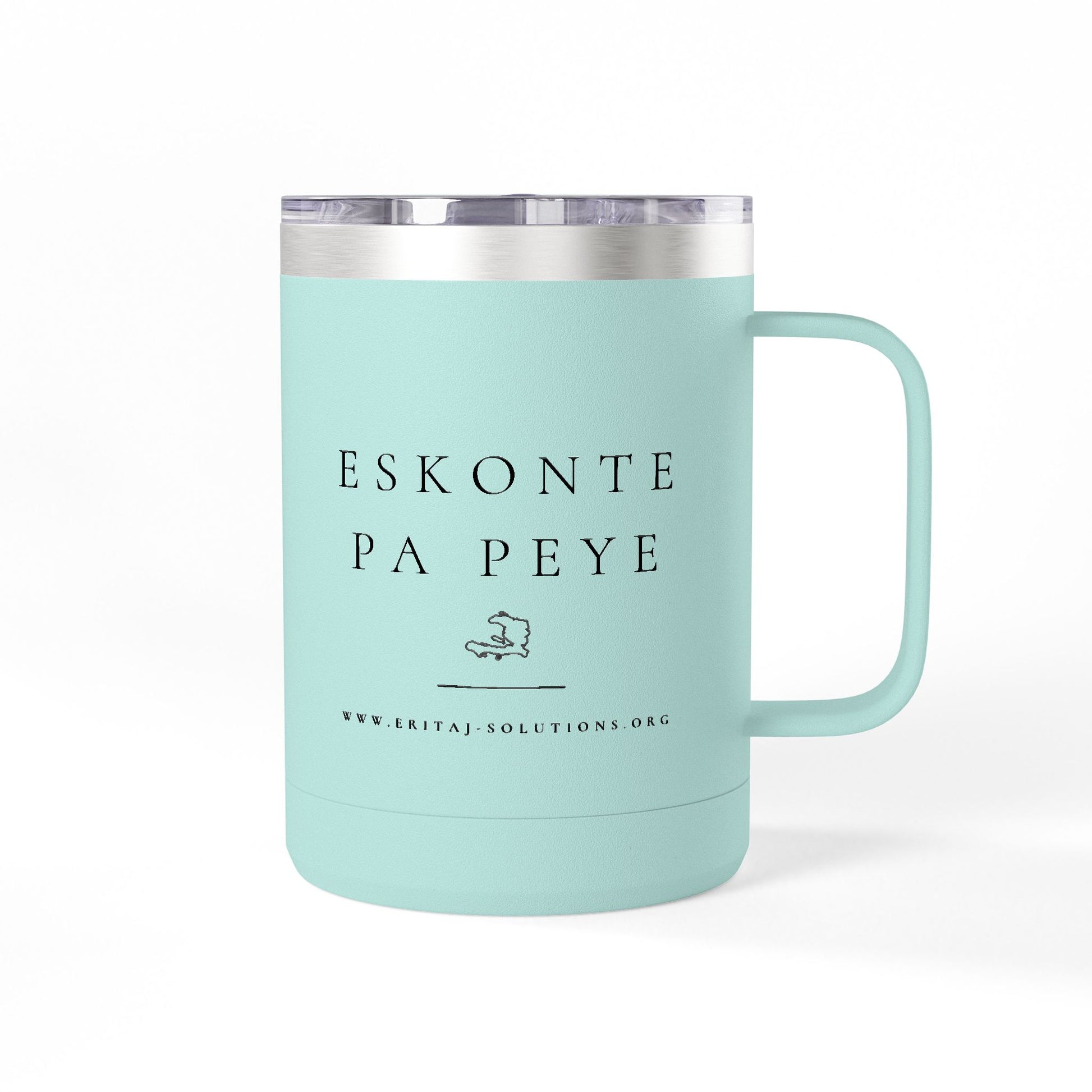 Eskonte pa Peye Coffee Mug, Motivational Tumbler, Gift for Coffee Lovers, Unique Drinkware for Home, Office, Birthday Present
