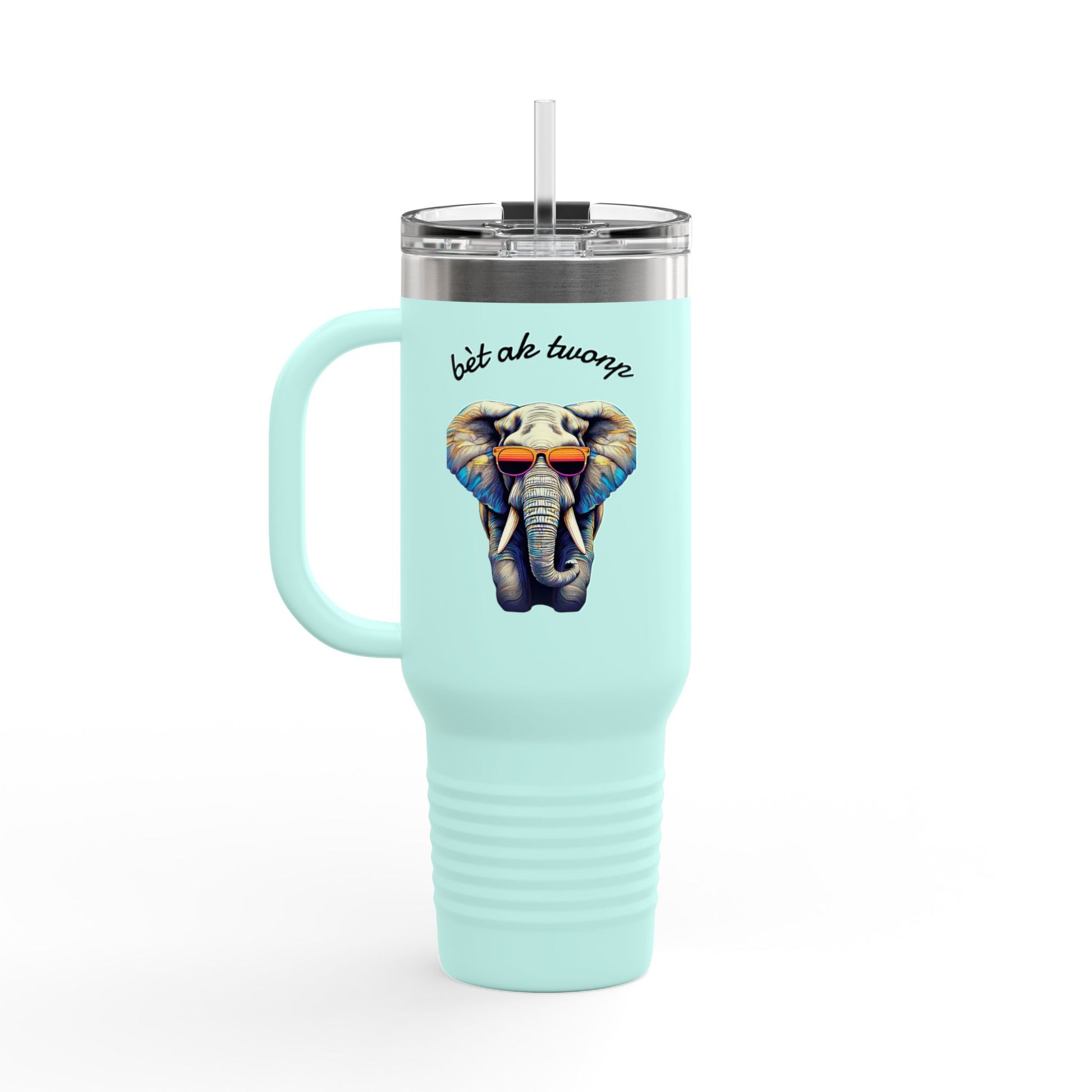 Bèt ak Twonp Travel Mug -  40oz Insulated